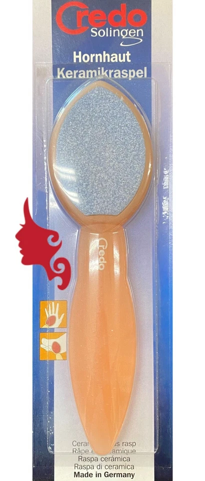 CREDO Raspa Piedi in Pietra Calli-Duroni Manico in Plastica Professionale