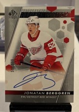 2022-23 Upper Deck SP Authentic JONATAN BERGGREN Future Watch RC Auto SP /999