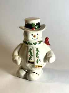 Lenox Holiday Winter Friends Snowman Figurine • Missing Ski Poles 883451 - Picture 1 of 7