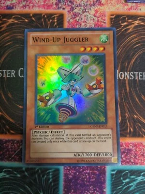 Yu-Gi-Oh! Wind-Up Juggler GENF-EN015 1st Edition Super Rare NM  - Image 1 of 4