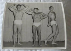Seltener Vintage 1956 4x5 männliche Physique Colorado Bodybuilder - Bild 1 von 5