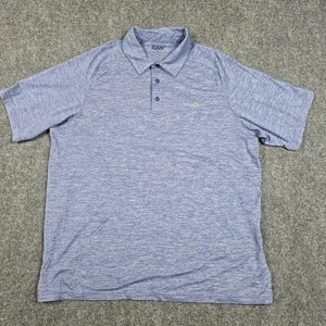 Gander Mountain Shirt Mens XL Polo Performance Hiking Walking Blue Outdoors - Picture 1 of 8