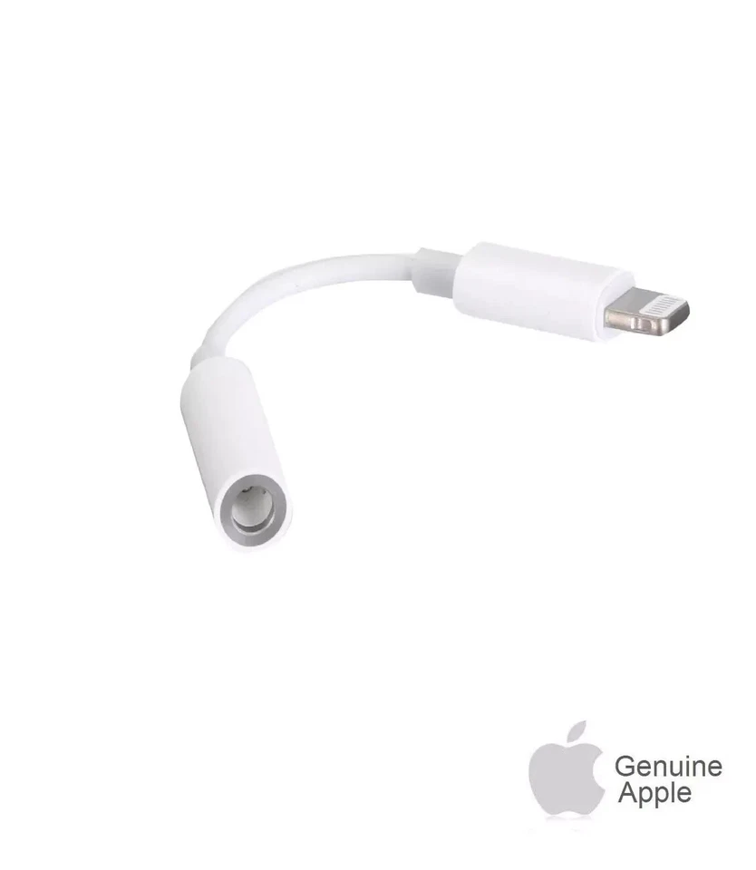 Genuine Apple MMX62FE/A Lightning to 3.5mm Headphone Jack Adapter – Authentic - Image 1 of 3