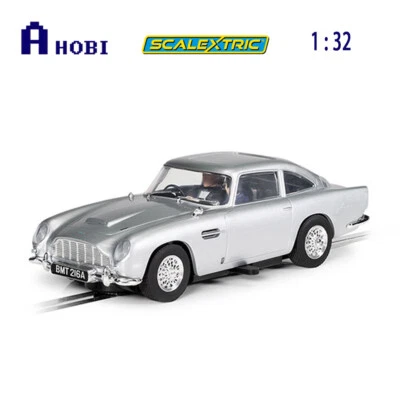 Scalextric 1:32 Scale James Bond Aston Martin DB5 Goldfinger Silver Slot Car - Image 1 of 2