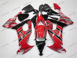 For Ninja ZX-10R 2008-2010 Red Black ABS Injection Mold Bodywork Fairing Kit - Picture 1 of 4