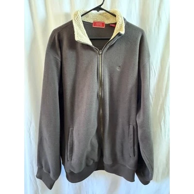 Jaqueta de lã Izod Luxury Sport forrada Sherpa - Tamanho XL - Imagem 1 de 4