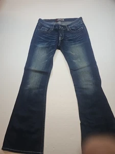 Buckle BKE Star Low Rise Flare 30 x 33,5 (32 x 33,5) Damen Blue Denim Jeans - FLECK  - Bild 1 von 17