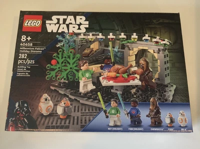 LEGO STAR WARS 40658 MILLENIUM FALCON HOLIDAY DIORAMA SET MISB SEALED RETIRED! - Image 1 of 3