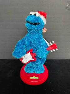 COOKIE MONSTER 2005 Gemmy 16" Sesame Street Dancing Singing Christmas WORKS - Picture 1 of 13