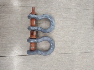 Grillete de anclaje CM 4-1/2 toneladas, pasador de tornillo, galvanizado, lote de 2 5/8 pulgadas  - Imagen 1 de 14