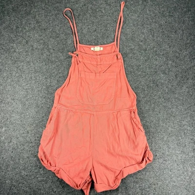 Mono mameluco Billabong rosa coral sin mangas para mujer lindo pequeño Foto 1 de 4