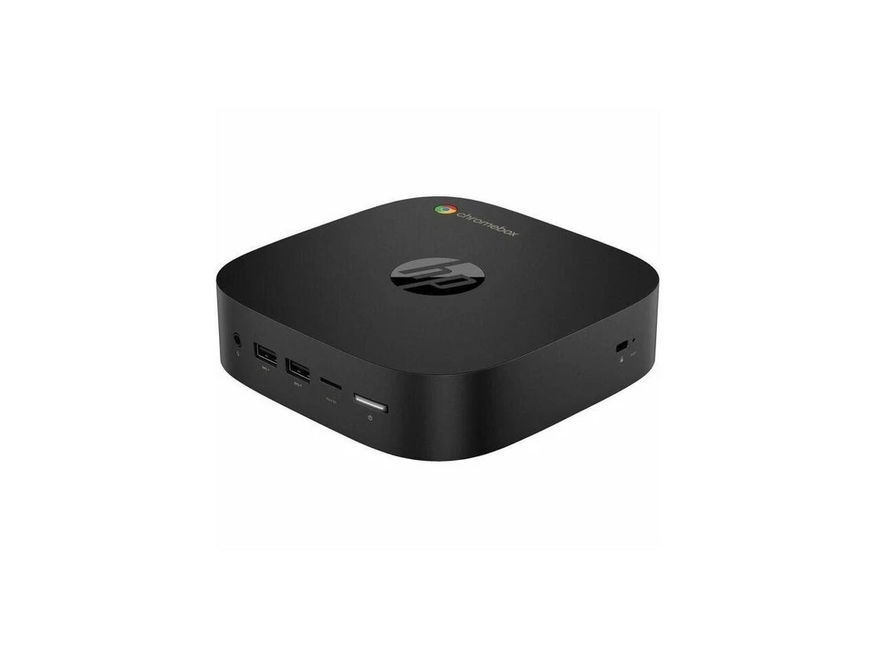 HP Chromebox Computer " Intel Celeron, 4 GB; 64 GB eMMC  ChromeOS - Image 1 of 4