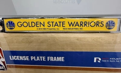 Golden State Warriors 2018 NBA Champions placa de metal marco cromado Foto 1 de 3
