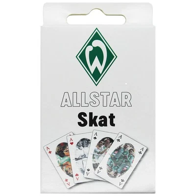 SV Werder Bremen Spielkarten Skat Karten Kartenspiel Allstar Logo SVW Fanartikel