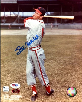 Stan Musial signed 8x10 photo autograph auto PSA DNA - Image 1 of 2