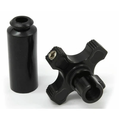 Works Connection Elite Perch Thumbwheel Assembly - Black 16-851 - Image 1 of 3