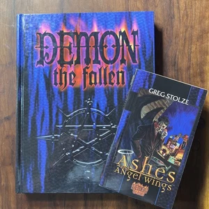 Demon: The Fallen Core Rulebook HC + Ashes and Angel Wings Novel! 🔥SALE 9/7-9 - Picture 1 of 5