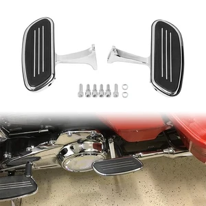Passenger Floorboards Foot Board Fit For Harley Road King Road Street Glide - Picture 1 of 13