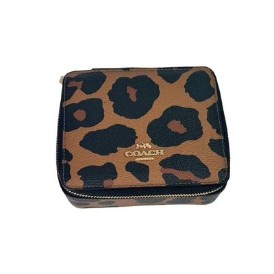 Coach Jewlery Box with Leopard print  New - Image 1 of 4