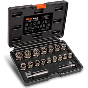 Ultimate 18-Piece Nut & Bolt Extractor Set - Heavy-Duty Storage Case Included - Picture 1 of 10
