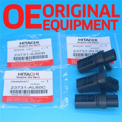 Juego de 2 piezas árbol de levas y 1 sensor de posición del cigüeñal apto para Nissan Máxima Murano Foto 1 de 4