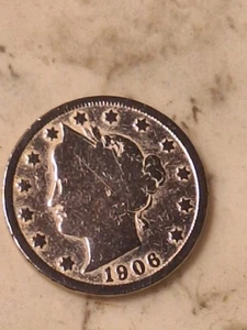 *120 YEARS OLD* 1906 LIBERTY "V" PROOF ONLY 1725 Minted! VG By CoinSnap - Picture 1 of 5