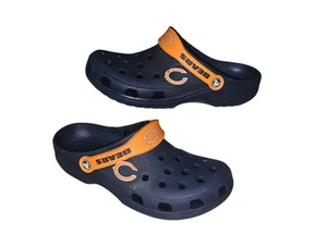 Chicago Bears Crocs Slides Mens Size 10-11 M - Picture 1 of 11