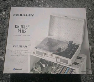 Crosley Cruiser Portable Turntable Wireless Bluetooth CR005F-WO - NEW IN BOX - Picture 1 of 6
