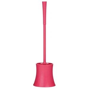 ABS Bathe Hot Pink Plastic Toilet Brush Bathroom Cleaning Indoor Home Accessorie - Picture 1 of 1