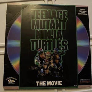 Vintage 1990 Teenage Mutant Ninja Turtles The Movie LaserDisc Widescreen - Picture 1 of 6