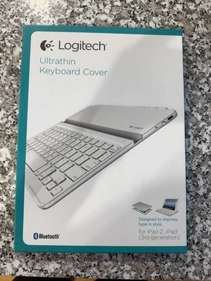 Logitech Ultrathin Keyboard Cover White for iPad 2 and iPad (/RT5-920-004722-UG) - Image 1 of 4