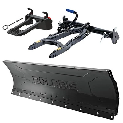 Polaris Glacier Pro Plow System 60" Steel Blade 2015-2018 Sportsman 570 OEM - Image 1 of 4