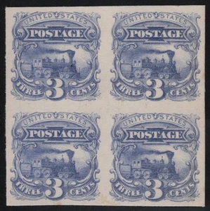 MALACK 114 P4 XF, Block of 4, Proof on cardboard, pr..MORE.. c5260 - Picture 1 of 1