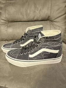 Zapato de skate VANS Sk8-Hi negro/blanco verdadero 721356 para hombre 7/mujer 8,5 - Imagen 1 de 12