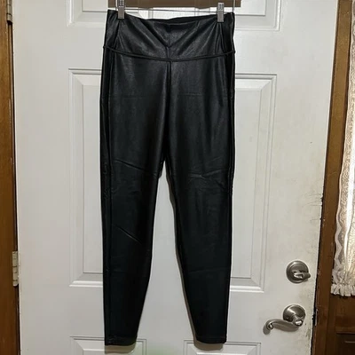 Athleta Gleam Faux Leather Leggings Size Small - Black - Image 1 of 4