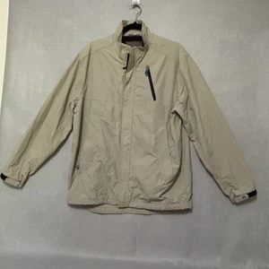 Field Gear Jacket Mens Medium Nylon Hooded Full Zip w/ Inside Pockets - Picture 1 of 10