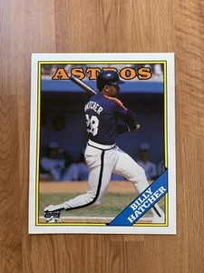 LOT OF 3 Vintage Houston Astros Topps Folders - Billy Hatcher! - Bild 1 von 3