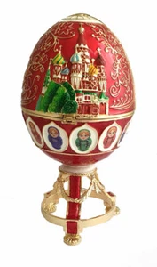 Kopie Faberge Ei Handgemacht - Moskau - Bild 1 von 2