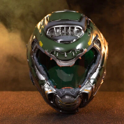 Xcoser DOOM Eternal Resin Helmet Game Replica 1:1 Mask Cosplay Halloween Props - Image 1 of 4