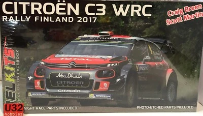 Belkits BEL-018 N Gauge Building Kit 1/24 Citroen C3 WRC Rally Finland 2017 G. - Изображение 1 из 2