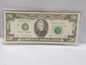 FR  2076-B* STAR New York $20 Series of 1988A Green Seal Federal Reserve Note - Picture 1 of 7