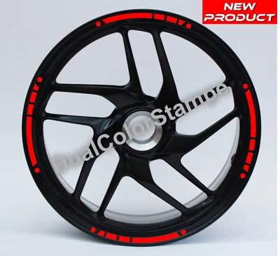 ⭐Motorrad Felgenaufkleber 17 Zoll GP Felgenrandaufkleber Aufkleber -VIELE FARBEN - Bild 1 von 4