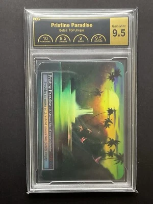 Pristine Paradise (Foil) - PCG 9.5 - Unique - Beta - Sorcery: Contested Realm - Image 1 of 2
