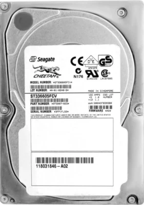 EMC 118031846-A02 ST336605FCV 73GB 10000U/Min 16MB Fibre Channel 3.5 " Inch - Image 1 of 3