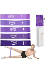 ZODAE Fitness Resistance Loop Bands Set Workout Exercise Women Men Legs & Butt - Picture 1 of 6