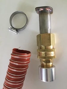 GenExhaust for Champion 3500/2800W Inverter Gen 1-1/2" QD exhaust extension(4ft) - Picture 1 of 10