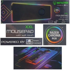 Gaming XXL Mauspad LED kompatibel mit Razer Chroma RGB powered by LSC - Bild 1 von 2