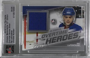 2012-13 ITG Ultimate Memorabilia 12th Edition Silver /24 Pat LaFontaine HOF