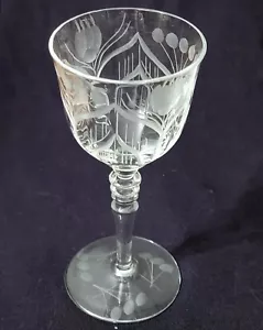 Rock Sharpe MOSQUE ROSE 5.75 in. 3 oz Wine Goblet(s) Excellent Free Ship Multpls - Picture 1 of 4