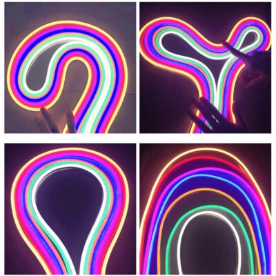 DC 12V Flexible LED Strip Waterproof Sign Neon Lights Silicone Tube 1M 2M 3M 5M - Image 1 of 4